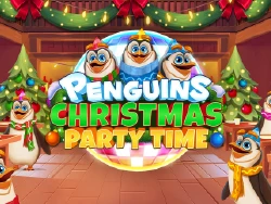 Penguins Christmas Party Time