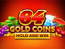 64 Gold Coins Hold and Win