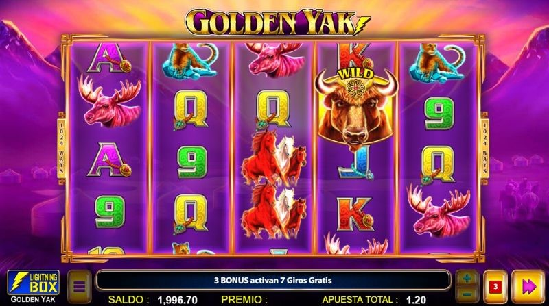 tragamonedas golden yak